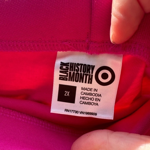 Black History Month target brand pink skirt size 2X - Picture 3 of 3